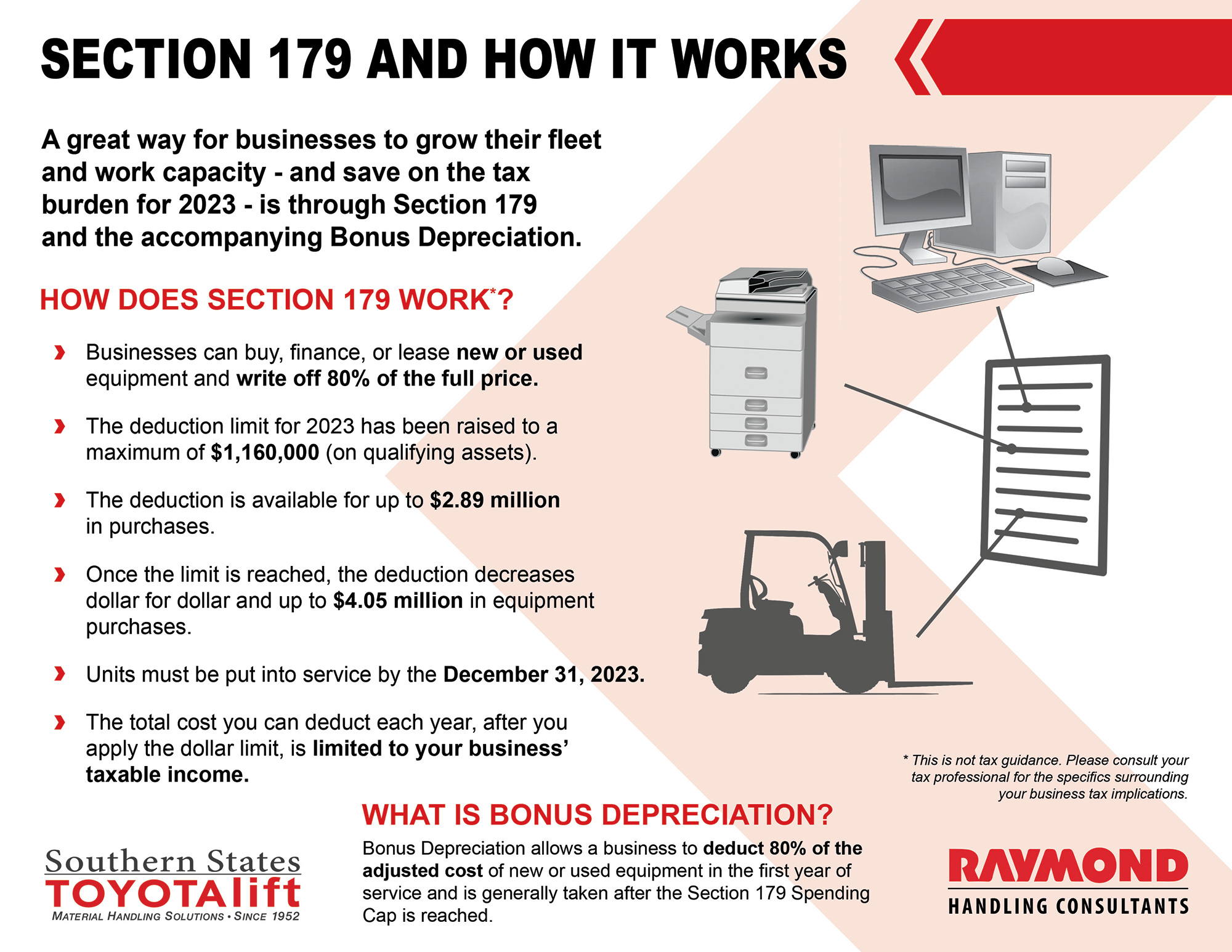 Using the Section 179 Tax Deduction for New Forklift Purchases in 2022